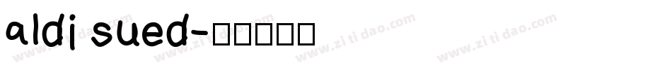 aldi sued字体转换
